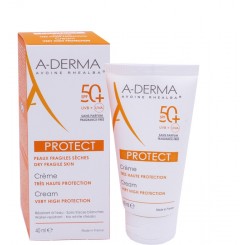 ADERMA PROTECT CREMA 50+ SIN PERFUME 40 ML