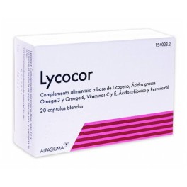 LYCOCOR 20 CAPS BLANDAS