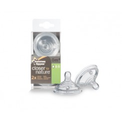 TOMMEE TIPPEE TETINAS EASI-VENT 0M+ 2 UNIDADES