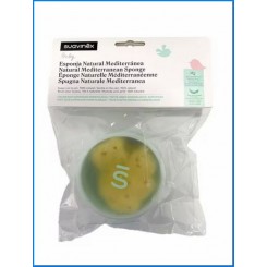 ESPONJA BA&Ntilde;O CANASTILLA SUAVINEX PREMIUM NATURAL 1 UNIDAD