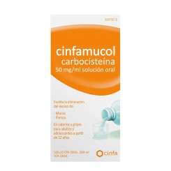 CINFAMUCOL 50 mg/ml  solucion oral  200 ML