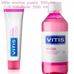 VITIS ENCIAS PACK PASTA 150 ML +COLUTORIO 500 ML